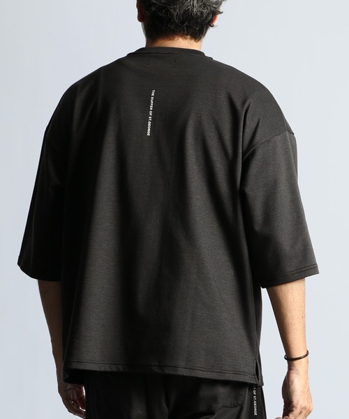 セール】COOLMAX 2LAYERS RELAX FIT NARROW BORDER TEE