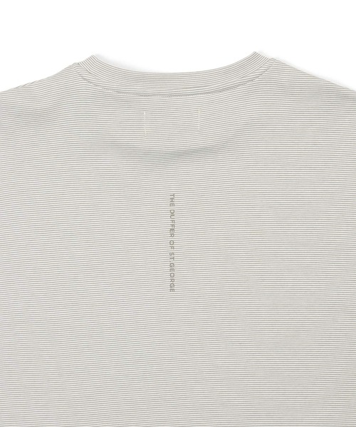 セール】COOLMAX 2LAYERS RELAX FIT NARROW BORDER TEE