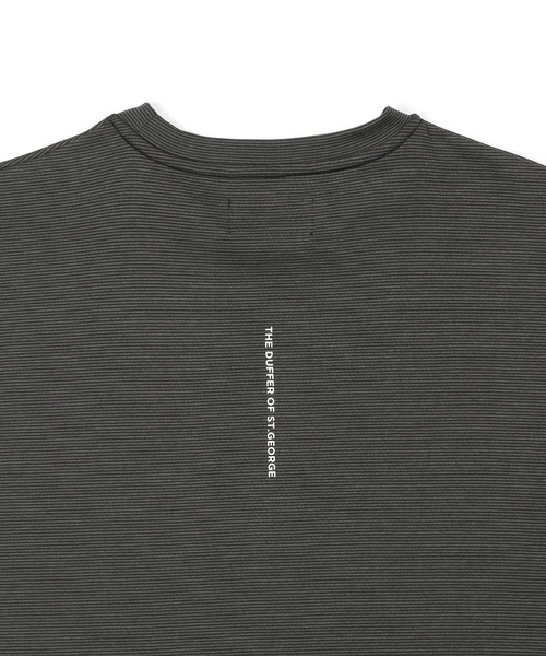 セール】COOLMAX 2LAYERS RELAX FIT NARROW BORDER TEE