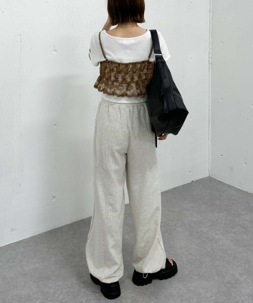 archives（アルシーヴ）の「レース刺繍ビスチェ（その他トップス・レディース・モカ/ブラック/オフホワイト・MEDIUM）」の9枚目の写真