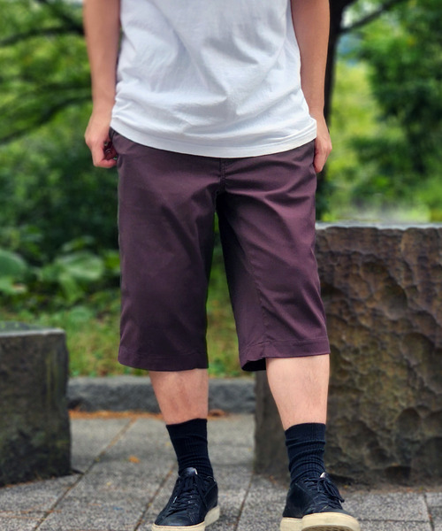 ikka（イッカ）の「【親子コーデ】6.5分丈ドビーイージーハーフパンツ（その他パンツ・メンズ・ブラック/ワイン/モカ/ホワイト・XL/L/M/S）」の4枚目の写真