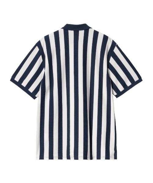 Carhartt WIP（カーハートダブリューアイピー）の「Carhartt WIP S/S BOYNTON POLO（カーハートワークインプログレス ショートスリーブ ボイントン ポロ）（ポロシャツ・メンズ・ネイビー系/グリーン系・X-LARGE/SMALL/MEDIUM/LARGE）」の10枚目の写真