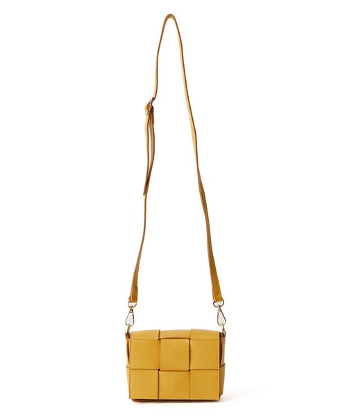 ROSE BUD(ローズバッド)の「(MILLELA FIRENZE)WIDE MESH BAG(ショルダーバッグ・レディース・ブラウン/ブラック/イエロー・ONE SIZE)」の3枚目の写真