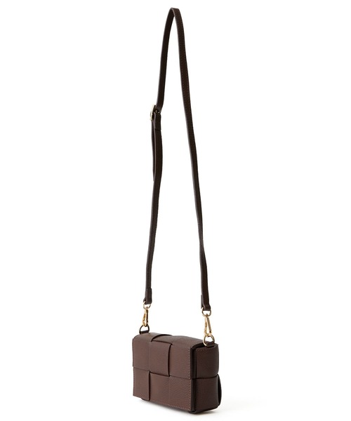 ROSE BUD(ローズバッド)の「(MILLELA FIRENZE)WIDE MESH BAG(ショルダーバッグ・レディース・ブラウン/ブラック/イエロー・ONE SIZE)」の16枚目の写真