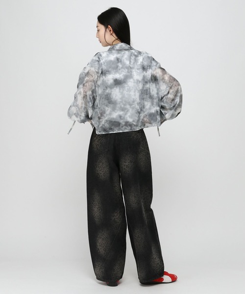 3.3 Field Trip (3.3フィールドトリップ)の「3.3 Field Trip/シアータイダイシャツ(シャツ/ブラウス・レディース・ブルー/ブラック・FREE)」の5枚目の写真