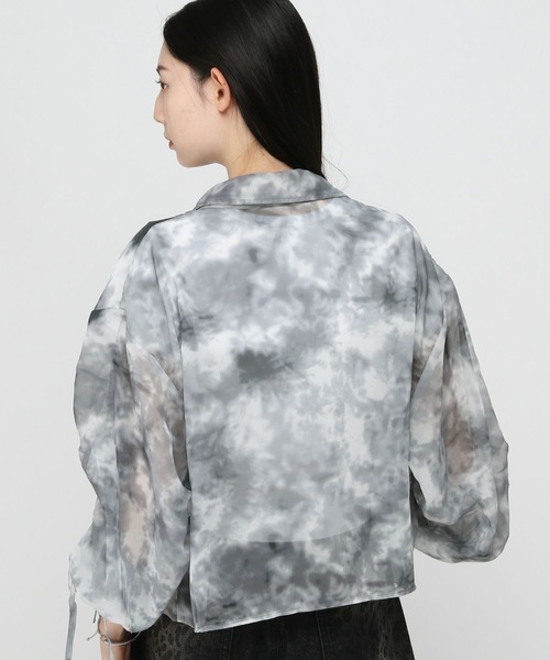 3.3 Field Trip (3.3フィールドトリップ)の「3.3 Field Trip/シアータイダイシャツ(シャツ/ブラウス・レディース・ブルー/ブラック・FREE)」の7枚目の写真