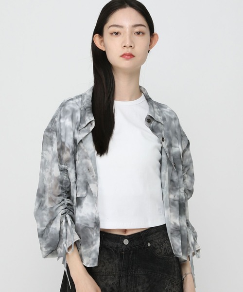 3.3 Field Trip (3.3フィールドトリップ)の「3.3 Field Trip/シアータイダイシャツ(シャツ/ブラウス・レディース・ブルー/ブラック・FREE)」の8枚目の写真