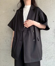 cuorequal（クオレコール）の「エステルヘザー半袖ジャケット（その他アウター）」