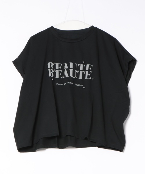 セール】スタッズロゴ半袖Tシャツ（Tシャツ/カットソー）｜each