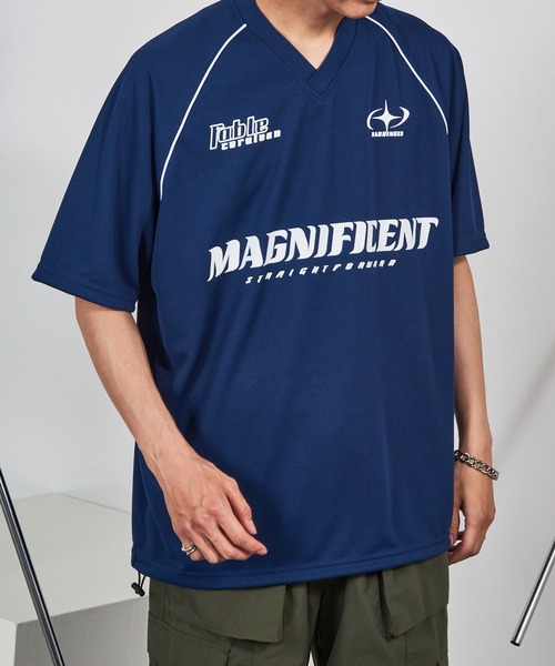 CONTACT(コンタクト)の「【CONTACT】サッカーデザイン半袖Tシャツ 215536 WINS(Tシャツ/カットソー・メンズ・ブラック系その他2/ホワイト系その他2/ネイビー系2/ホワイト系1・M/L)」の4枚目の写真