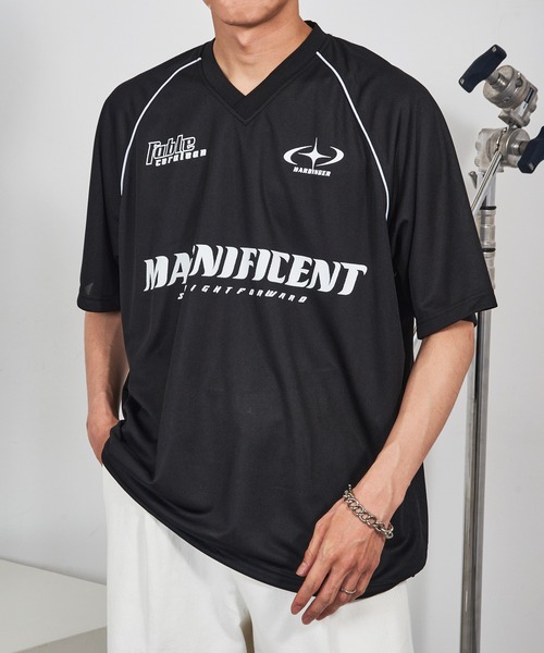 CONTACT(コンタクト)の「【CONTACT】サッカーデザイン半袖Tシャツ 215536 WINS(Tシャツ/カットソー・メンズ・ブラック系その他2/ホワイト系その他2/ネイビー系2/ホワイト系1・M/L)」の10枚目の写真