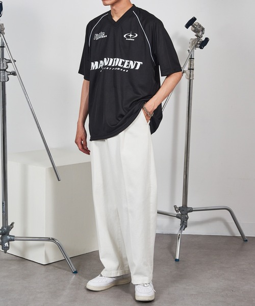 CONTACT(コンタクト)の「【CONTACT】サッカーデザイン半袖Tシャツ 215536 WINS(Tシャツ/カットソー・メンズ・ブラック系その他2/ホワイト系その他2/ネイビー系2/ホワイト系1・M/L)」の12枚目の写真