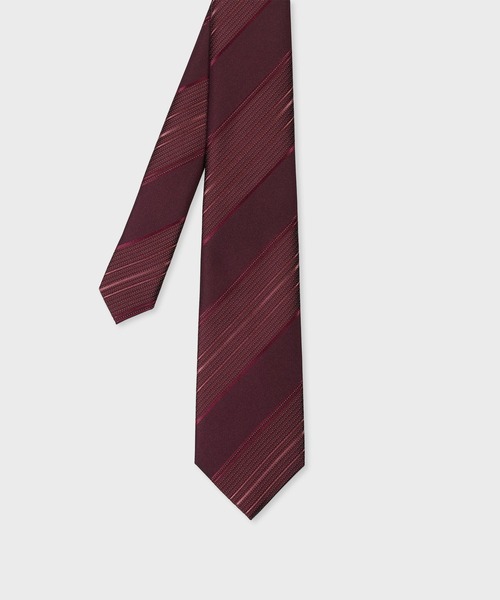 Paul Smith（ポールスミス）の「コントラストレジメンタル タイ【150024 552MJ】（ネクタイ・メンズ・ネイビー/マルーン/ダークパープル/ブルー・FREE）」の4枚目の写真