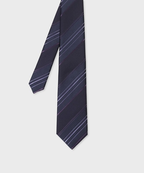Paul Smith（ポールスミス）の「コントラストレジメンタル タイ【150024 552MJ】（ネクタイ・メンズ・ネイビー/マルーン/ダークパープル/ブルー・FREE）」の3枚目の写真