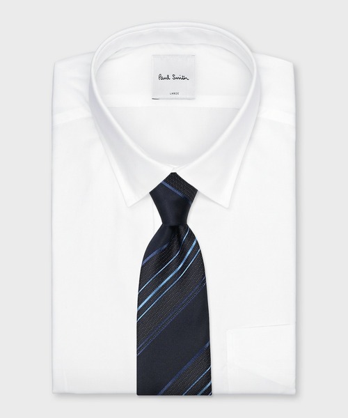 Paul Smith（ポールスミス）の「コントラストレジメンタル タイ【150024 552MJ】（ネクタイ・メンズ・ネイビー/マルーン/ダークパープル/ブルー・FREE）」の6枚目の写真