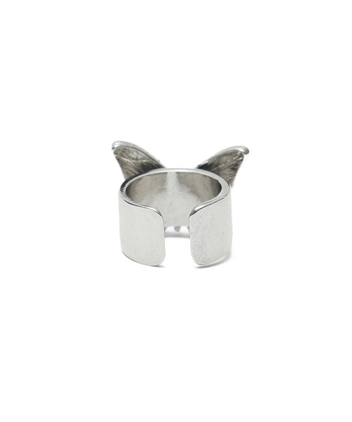 X-girl(エックスガール)の「RHINESTONE BUTTERFLY LOGO RING(リング・レディース・シルバー/ゴールド・ONE SIZE)」の7枚目の写真