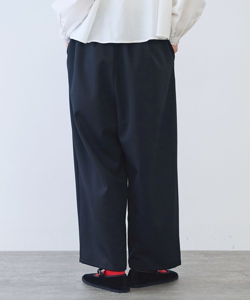 △2/60 ウール ギャバ タックパンツ（スラックス）｜bulle de savon
