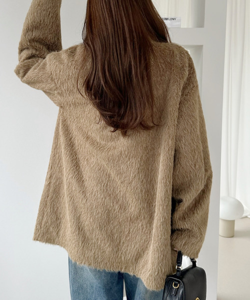 Ada.(エイダ)の「シャギー ダブル ジャケット コート(テーラードジャケット・レディース・アッシュグレー/キャメル/チャコール・FREE)」の14枚目の写真