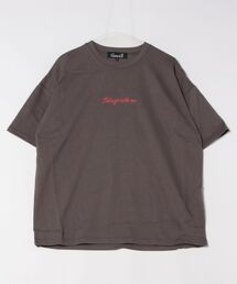 【Bk】天竺　ロゴTシャツ