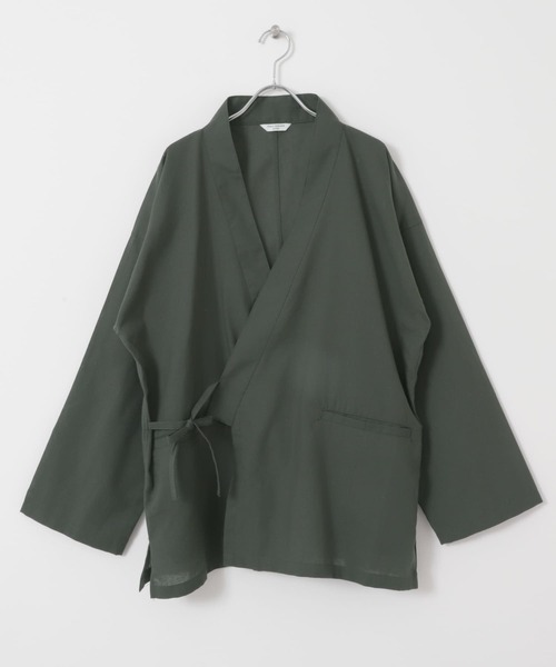 URBAN RESEARCH DOORS（アーバンリサーチドアーズ）の「『UR TECH 高機能リネン』半纏ジャケット（その他アウター・メンズ・グリーン/ブラック系その他・LARGE/X-LARGE）」の19枚目の写真