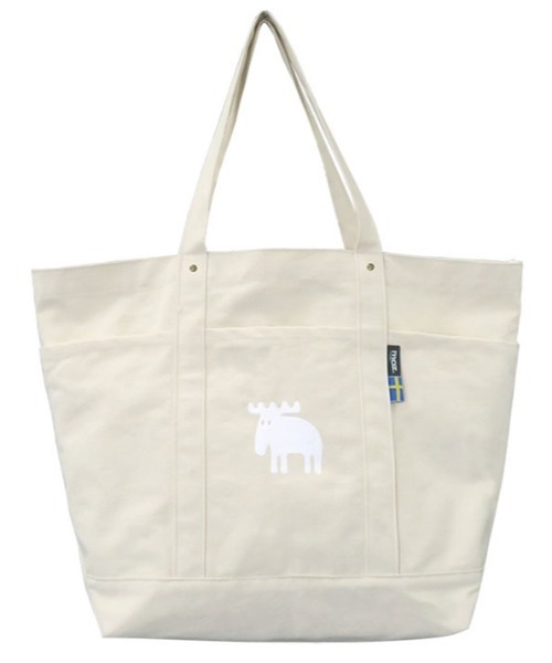 moz(モズ)の「moz モズ 帆布トート LLサイズ(トートバッグ・レディース・キャメル/ブルー系その他/ブラック/カーキ/グレー系その他/ブルー/グレー/ナチュラル・FREE)」の13枚目の写真
