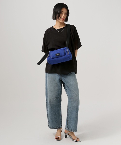 BAYFLOW（ベイフロー）の「シアーレイヤード半袖T（Tシャツ/カットソー・レディース・レンガ/オフホワイト/ブラック・FREE）」の15枚目の写真