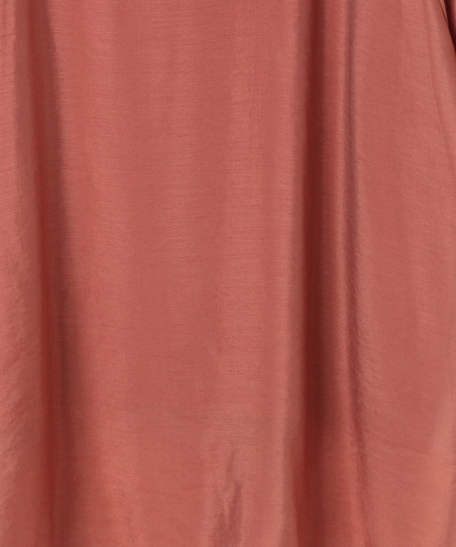 BAYFLOW（ベイフロー）の「シアーレイヤード半袖T（Tシャツ/カットソー・レディース・レンガ/オフホワイト/ブラック・FREE）」の21枚目の写真