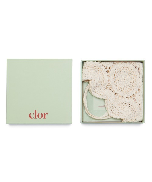 clor(クロル)の「CROCHET ROSE KERCHIEF(その他ヘアアクセサリー・レディース・クリーム・ONE SIZE)」の6枚目の写真