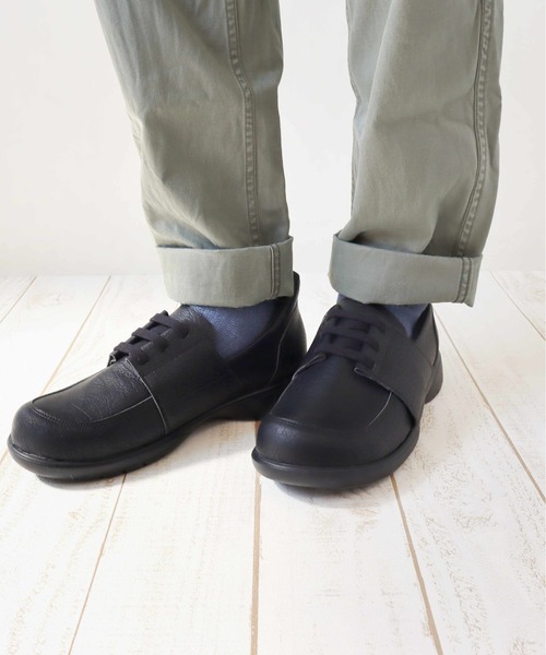 Re:getA(リゲッタ)の「Re:getA リゲッタ スットオン レースアップシューズ R-403M(スリッポン・メンズ・ブラック/ブラウン・27cm/26cm/25cm)」の11枚目の写真