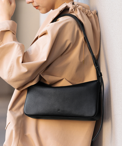 IENA（イエナ）の「《追加》＆MyuQ/アンドミューク 別注 UPIS ショルダーバッグ（ショルダーバッグ・レディース・ブラック・FREE）」の2枚目の写真