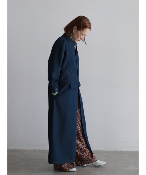 ライトOZデニム スタンド切替ワンピース | NOMBRE IMPAIR