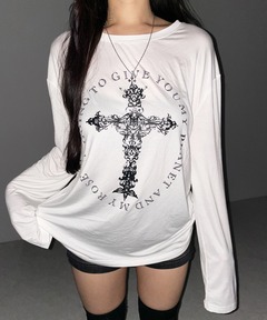 REFLEM/レフレム』ホルターネックL/S Tee/ロングスリーブカットソー（T