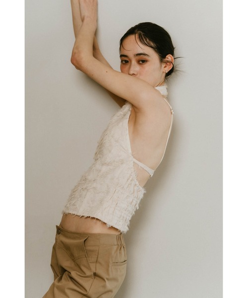 トップス Knuth Marf halter neck tops halter neck tops/ivory | KNUTH MARF