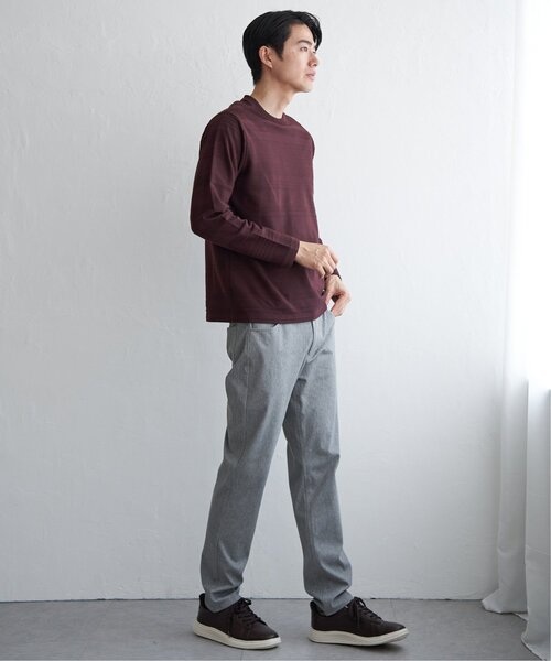 IKKA LOUNGE(イッカラウンジ)の「ランダムリップルボーダーロンT(Tシャツ/カットソー・メンズ・ワイン/ブラック/ホワイト/ネイビー・L/M/XL/S)」の13枚目の写真