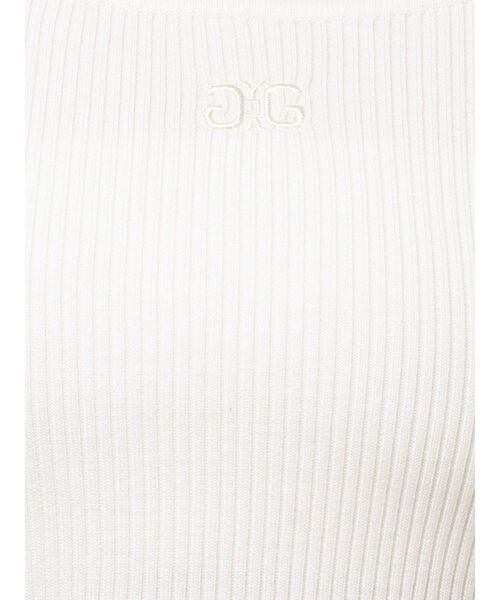 GYDA（ジェイダ）の「SymmetryGYDA ハーフスリーブニットトップス（ニット/セーター・レディース・パープル/オフホワイト/ブラック・FREE）」の10枚目の写真