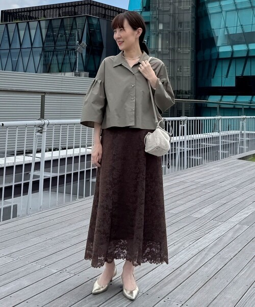 marco masi（マルコマージ）の「【MARCO MASI/ マルコマージ】ミニキューブムートンバッグ（ショルダーバッグ・レディース・グレイッシュベージュ/キャメル・FREE）」の3枚目の写真