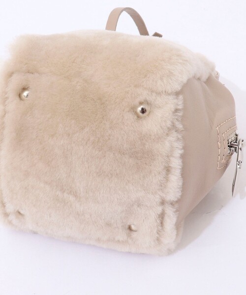 セール】【MARCO MASI/ マルコマージ】ミニキューブムートンバッグ