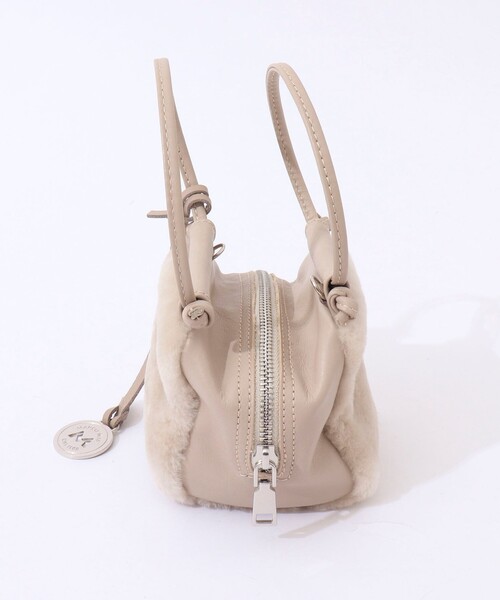 セール】【MARCO MASI/ マルコマージ】ミニキューブムートンバッグ