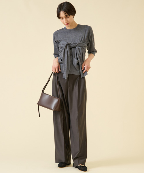 martinique(マルティニーク)の「《定番》ESSENTIALプルオーバー(アンサンブル可)(ニット/セーター・レディース・ピンク/グリーン/ブラウン/グレー・FREE)」の7枚目の写真