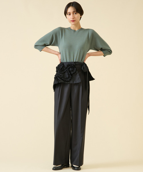martinique(マルティニーク)の「《定番》ESSENTIALプルオーバー(アンサンブル可)(ニット/セーター・レディース・ピンク/グリーン/ブラウン/グレー・FREE)」の18枚目の写真