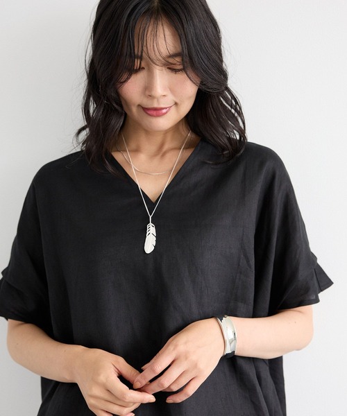 BARNYARDSTORM（バンヤードストーム）の「BARNYARDSTORM / フェザーネックレス（ネックレス・レディース・ゴールド/シルバー・FREE）」の22枚目の写真