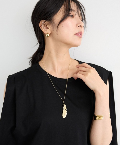 BARNYARDSTORM（バンヤードストーム）の「BARNYARDSTORM / フェザーネックレス（ネックレス・レディース・ゴールド/シルバー・FREE）」の20枚目の写真