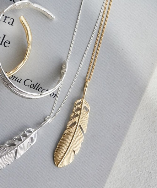 BARNYARDSTORM（バンヤードストーム）の「BARNYARDSTORM / フェザーネックレス（ネックレス・レディース・ゴールド/シルバー・FREE）」の15枚目の写真