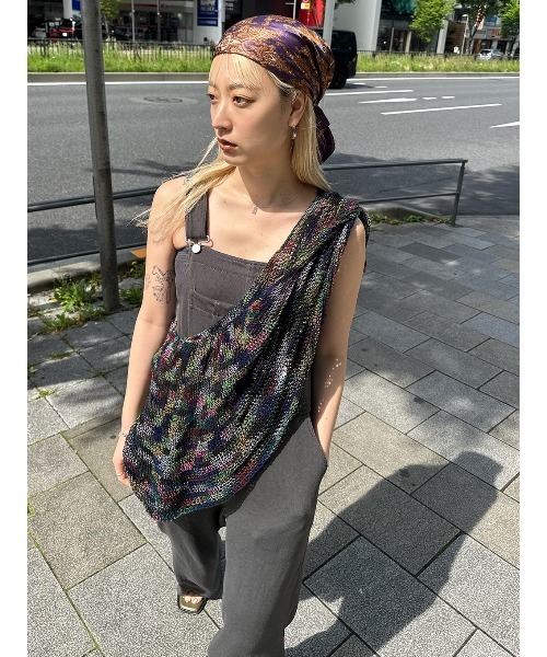 ELCHELE(エルチェレ)の「EPIC RIB PAINTER OVERALLS(サロペット/オーバーオール・レディース・チャコールグレー/ホワイト・38/36)」の8枚目の写真
