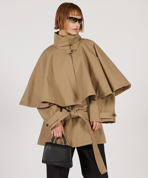 PRANK PROJECT(プランクプロジェクト)の「ローベルテッドパディングブルゾン / Low-belted Padded Blouson(ブルゾン・レディース・ベージュ/ブラック・FREE/38/36)」の17枚目の写真
