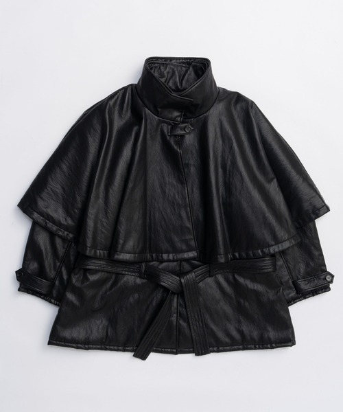 PRANK PROJECT(プランクプロジェクト)の「ローベルテッドパディングブルゾン / Low-belted Padded Blouson(ブルゾン・レディース・ベージュ/ブラック・FREE/38/36)」の19枚目の写真