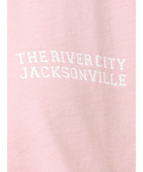 Ungrid（アングリッド）の「ロゴロングスリーブTee（Tシャツ/カットソー・レディース・オフホワイト/ターコイズブルー/ピンク/ネイビー・FREE）」の6枚目の写真