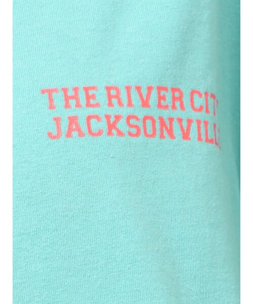 Ungrid（アングリッド）の「ロゴロングスリーブTee（Tシャツ/カットソー・レディース・オフホワイト/ターコイズブルー/ピンク/ネイビー・FREE）」の7枚目の写真