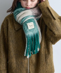 Cassette Chart｜カセットチャートのマフラー（グリーン・カーキ/緑色