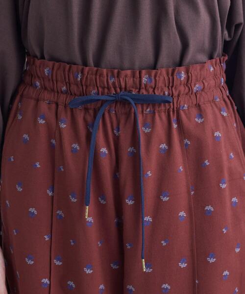 conges payes ADIEU TRISTESSE（コンジェ ペイエ アデュートリステス）の「フラワーカットジャカードパンツ（その他パンツ・レディース・グレー系その他/ブラウン系その他・38）」の14枚目の写真